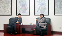 陳愛林市長(zhǎng)、艾可知主任會(huì)見省遠(yuǎn)景智庫專家一行
